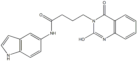 4-(2-hydroxy-4-oxoquinazolin-3(4H)-yl)-N-(1H-indol-5-yl)butanamide CAS#: 920423-09-2