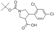 4-(2,4-DICHLORO-PHENYL)-PYRROLIDINE-1,3-DICARBOXYLIC ACID 1-TERT-BUTYL ESTER CAS#: 939758-02-8