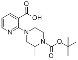 4-(3-CARBOXY-PYRIDIN-2-YL)-2-METHYL-PIPERAZINE-1-CARBOXYLIC ACID TERT-BUTYL ESTER CAS#: 904817-78-3