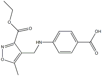 4-(([3-(Ethoxycarbonyl)-5-methylisoxazol-4-yl]methyl)amino)benzoic acid CAS#: 938022-07-2