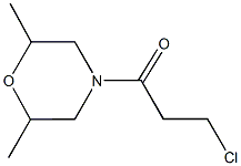4-(3-chloropropanoyl)-2,6-dimethylmorpholine CAS#: 915920-51-3