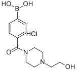 4-(4-(2-HYDROXYETHYL)PIPERAZINE-1-CARBONYL)PHENYLBORONIC ACID CAS#: 913835-44-6