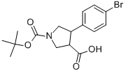 4-(4-BROMO-PHENYL)-PYRROLIDINE-1,3-DICARBOXYLIC ACID 1-TERT-BUTYL ESTER CAS#: 939757-97-8