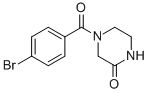 4-(4-BROMOBENZOYL)-2-PIPERAZINONE CAS#: 917562-11-9