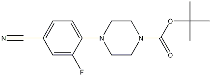 4-(4-Cyano-2-fluorophenyl)piperazine-1-carboxylic acid tert-butyl ester CAS#: 929884-77-5