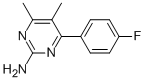 4-(4-FLUOROPHENYL)-5,6-DIMETHYLPYRIMIDIN-2-AMINE CAS#: 913322-60-8