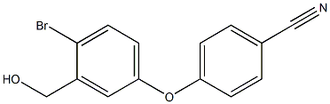 4-(4-broMo-3-(hydroxyMethyl)phenoxy)benzonitrile CAS#: 906673-45-8