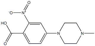 4-(4-methylpiperazin-1-yl)-2-nitrobenzoic acid CAS#: 942271-67-2