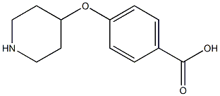 4-(4-piperidinyloxy)benzoic acid(SALTDATA: HCl) CAS#: 912950-02-8