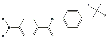 (4-((4-(trifluoroMethoxy)phenyl)carbaMoyl)phenyl)boronic acid CAS#: 913198-23-9