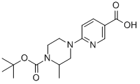 4-(5-CARBOXY-PYRIDIN-2-YL)-2-METHYL-PIPERAZINE-1-CARBOXYLIC ACID TERT-BUTYL ESTER CAS#: 904817-70-5