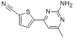 4-(5-CYANOTHIEN-2-YL)-6-METHYLPYRIMIDIN-2-AMINE CAS#: 913322-64-2