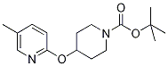 4-(5-Methyl-pyridin-2-yloxy)-piperidine-1-carboxylic acid tert-butyl ester, 98+% C16H24N2O3, Molecular Weight 292.38 CAS#: 939986-12-6