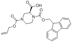 4-ALLYL 1-(9-H-FLUOREN-9-YLMETHYL) HYDROGEN (2S)-PIPERAZINE-1,2,4-TRICARBOXYLATE CAS#: 915707-71-0