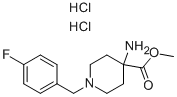 4-AMINO-1-(4-FLUORO-BENZYL)-PIPERIDINE-4-CARBOXYLIC ACID METHYL ESTER DIHYDROCHLORIDE CAS#: 916422-84-9