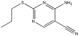 4-AMino-2-(propylthio)-5-pyriMidinecarbonitrile CAS#: 933949-26-9