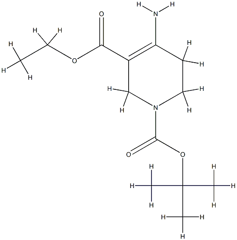 4-AMino-5,6-dihydro-2H-pyridine-1,3-dicarboxylicacid1-tert-butylester3-ethylester CAS#: 947403-75-0