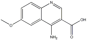 4-Amino-6-methoxyquinoline-3-carboxylic acid CAS#: 933710-66-8
