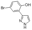 4-BROMO-2-(1H-PYRAZOL-3-YL)PHENOL CAS#: 99067-15-9