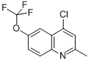 4-CHLORO-2-METHYL-6-TRIFLUOROMETHOXYQUINOLINE CAS#: 951905-08-1