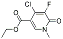 4-CHLORO-5-FLUORO-1-METHYL-6-OXO-1,6-DIHYDRO-PYRIDINE-3-CARBOXYLIC ACID ETHYL ESTER CAS#: 914358-80-8