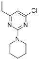 4-CHLORO-6-ETHYL-2-(1-PIPERIDINYL)PYRIMIDINE CAS#: 901586-58-1