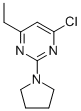 4-CHLORO-6-ETHYL-2-(1-PYRROLIDINYL)PYRIMIDINE CAS#: 901586-62-7