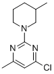 4-CHLORO-6-METHYL-2-(3-METHYLPIPERIDIN-1-YL)PYRIMIDINE CAS#: 901586-54-7