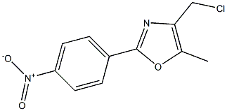 4-(CHLOROMETHYL)-2-(4-NITROPHENYL)-5-METHYLOXAZOLE CAS#: 907200-67-3