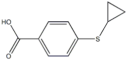 4-Cyclopropylsulfanyl-benzoic acid CAS#: 918967-34-7