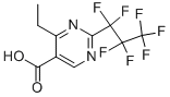 4-ETHYL-2-HEPTAFLUOROPROPYL-PYRIMIDINE-5-CARBOXYLIC ACID CAS#: 914201-17-5