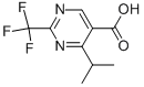 4-ISOPROPYL-2-TRIFLUOROMETHYL PYRIMIDINE-5-CARBOXYLIC ACID CAS#: 914201-22-2