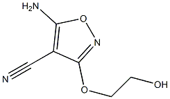 4-Isoxazolecarbonitrile,5-amino-3-(2-hydroxyethoxy)-(6CI) CAS#: 99420-70-9