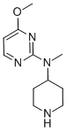 4-METHOXY-N-METHYL-N-4-PIPERIDINYL-2-PYRIMIDINAMINE CAS#: 942278-74-2