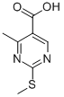 4-METHYL-2-(METHYLTHIO)PYRIMIDINE-5-CARBOXYLIC ACID CAS#: 98276-75-6