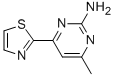 4-METHYL-6-(1,3-THIAZOL-2-YL)PYRIMIDIN-2-AMINE CAS#: 913322-48-2