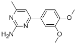 4-METHYL-6-(3,4-DIMETHOXYPHENYL)PYRIMIDIN-2-AMINE CAS#: 913322-56-2