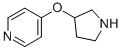 4-(PYRROLIDIN-3-YLOXY)-PYRIDINE CAS#: 933716-88-2