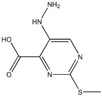 4-Pyrimidinecarboxylicacid,5-hydrazino-2-(methylthio)-(9CI) CAS#: 99951-96-9