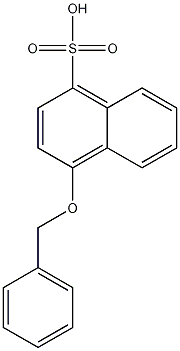 4-(benzyloxy)naphthalene-1-sulfonic acid CAS#: 928236-97-9
