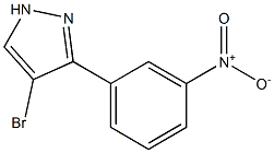 4-bromo-3-(3-nitrophenyl)-1H-Pyrazole CAS#: 945865-24-7