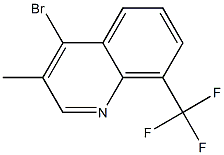4-bromo-3-methyl-8-(trifluoromethyl)quinoline CAS#: 936352-89-5