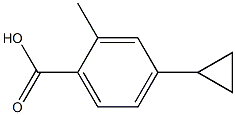 4-cyclopropyl-2-methylbenzoic acid CAS#: 909698-10-8