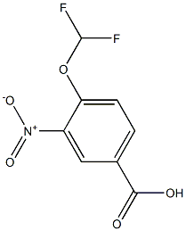 4-(difluoroMethoxy)-3-nitrobenzoic acid CAS#: 906747-90-8