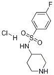 4-fluoro-N-piperidin-4-ylbenzenesulfonamide hydrochloride CAS#: 913634-50-1