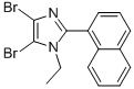4,5-DIBROMO-1-ETHYL-2-NAPHTHALEN-1-YL-1H-IMIDAZOLE CAS#: 906477-08-5