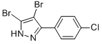 4,5-DIBROMO-3-(4-CHLOROPHENYL)-1H-PYRAZOLE CAS#: 928299-83-6