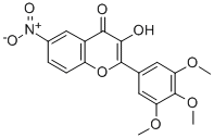 4H-1-BENZOPYRAN-4-ONE, 3-HYDROXY-6-NITRO-2-(3,4,5-TRIMETHOXYPHENYL)- CAS#: 910806-73-4