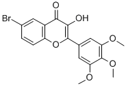 4H-1-BENZOPYRAN-4-ONE, 6-BROMO-3-HYDROXY-2-(3,4,5-TRIMETHOXYPHENYL)- CAS#: 910806-75-6