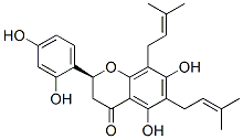 4H-1-Benzopyran-4-one, 2-(2,4-dihydroxyphenyl)-2,3-dihydro-5,7-dihydro xy-6,8-bis(3-methyl-2-butenyl)-, (S)- CAS#: 99119-72-9